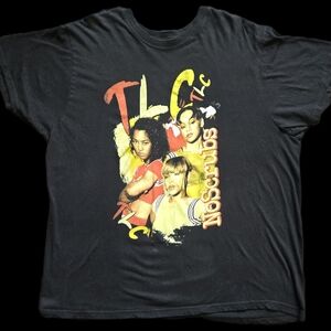Black TLC No Scrubs Graphic T-Shirt